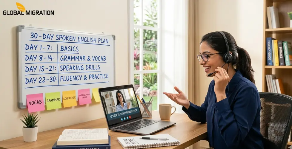 Daily Routine to Learn Spoken English in 30 Days