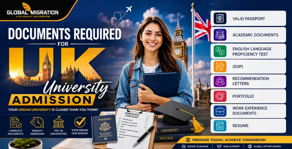 Documents Required for UK University Admission