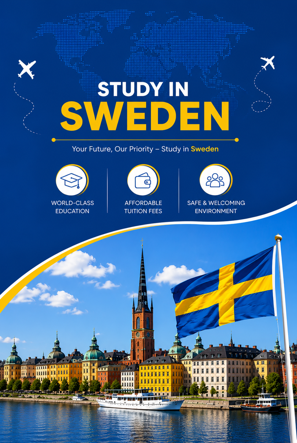 study in sweden from pakistan
