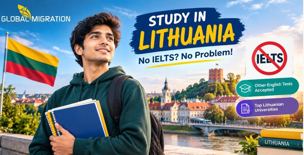 study in Lithuania without IELTS