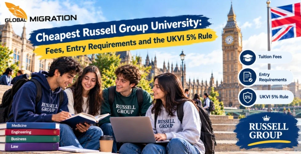 Cheapest Russell Group University 2027/28: Fees & Visa Risk