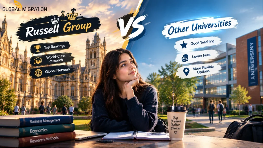 difference between russell group and other universities