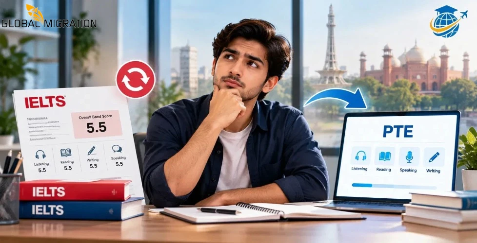 Stuck at IELTS 5.5: Should You Retake IELTS or Switch to PTE?