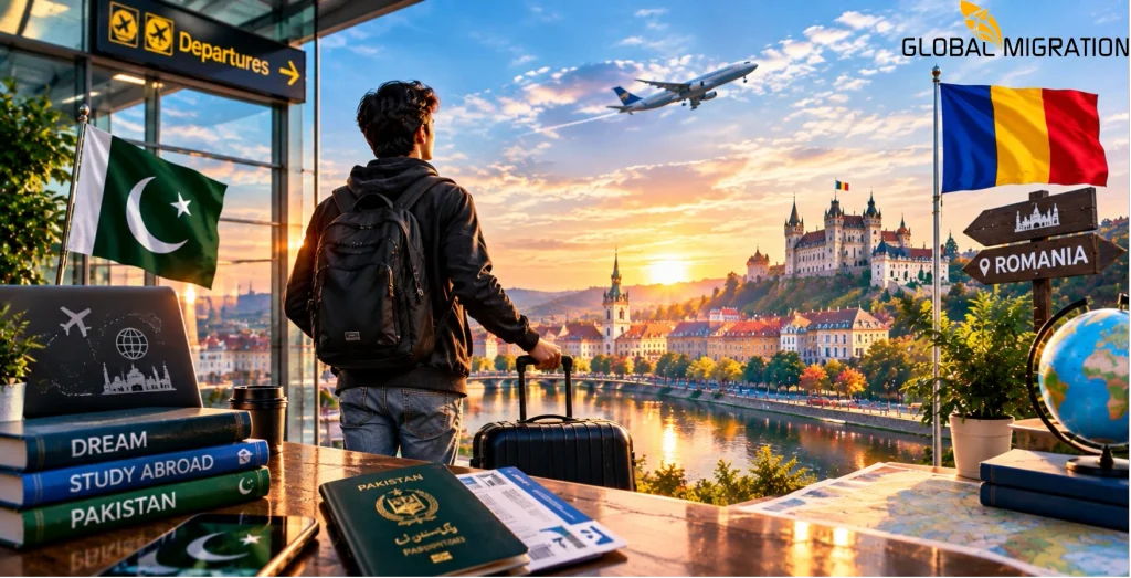 romania student visa from pakistan