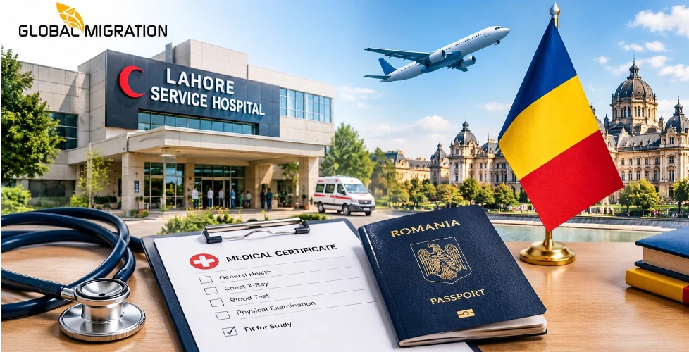 Romania study visa medical certificate in Lahore