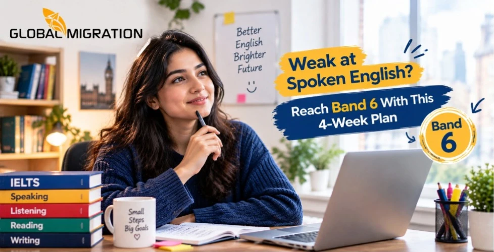 Weak at Spoken English? Reach Band 6 With This 4-Week Plan