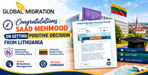 study in Lithuania from Pakistan