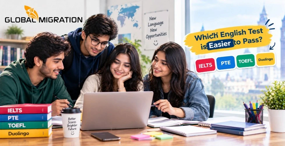 Which English Test Is Easier to Pass in 2026? IELTS vs PTE vs Duolingo